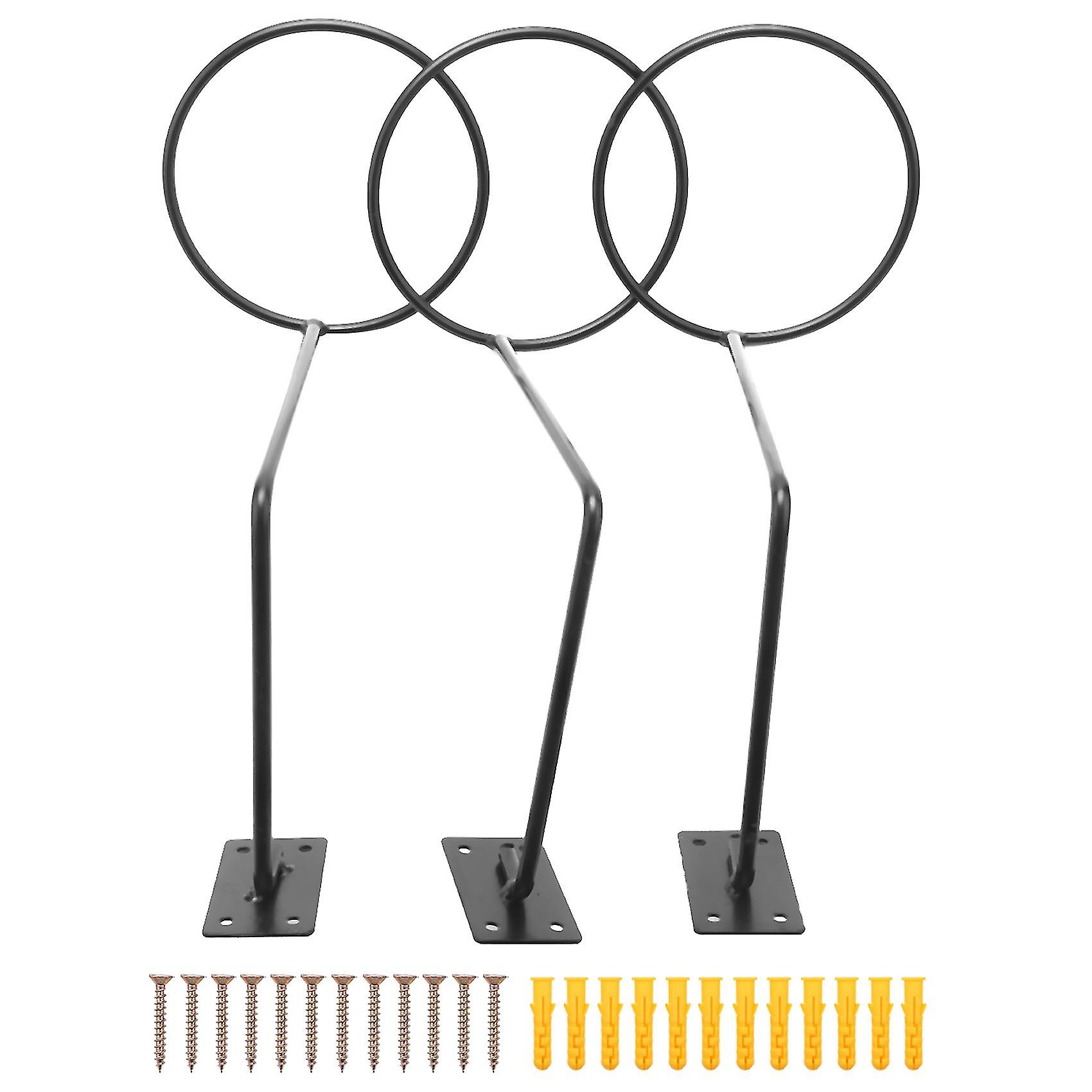 3 Pack Cycle Accessories H H Rack Mounted Hook