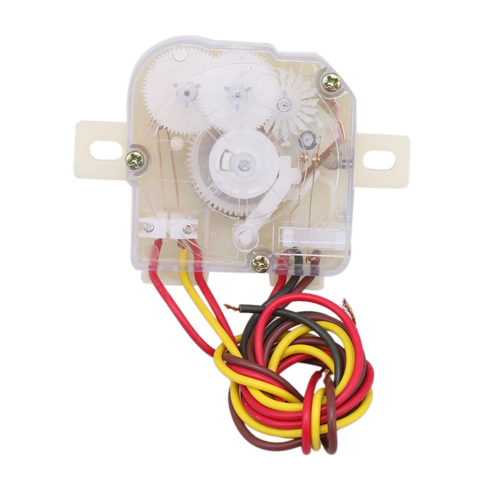 5 Wires Square Clothes Washer Control Timer Part Distance Holes 7.2cm