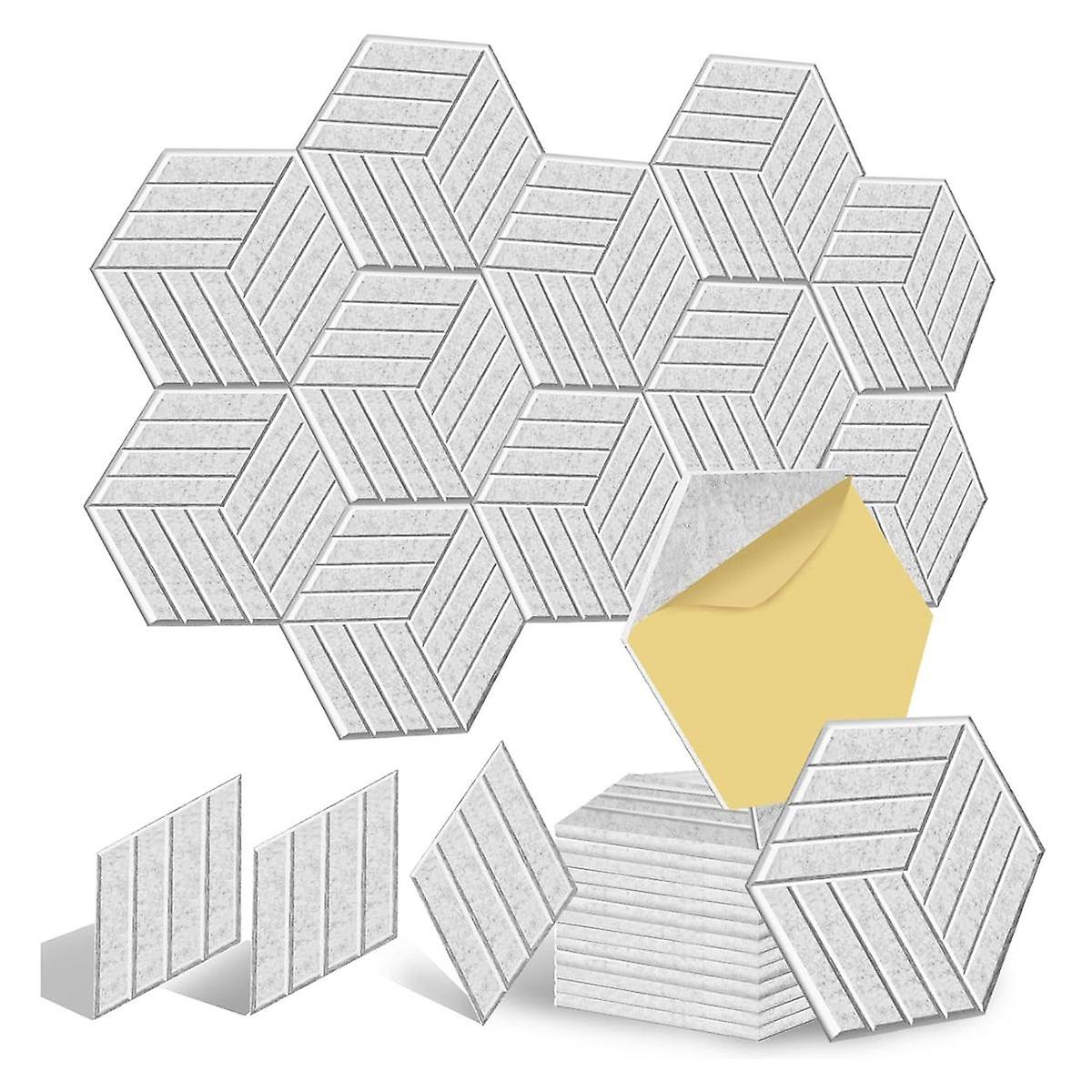 12 Pack Self Adhesive Acoustic Panels Soundproof Wall Panels,Sound Proof Foam Panels for Noise Abso