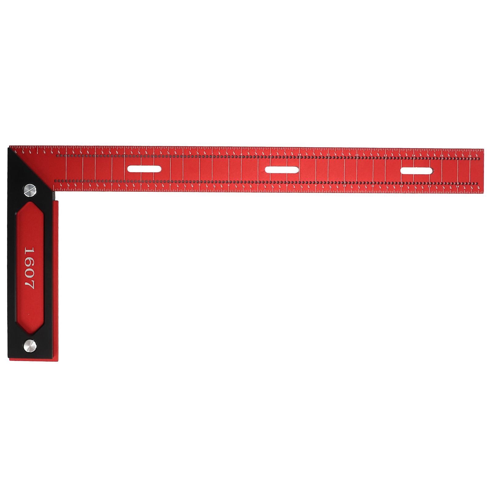 Woodworking Ruler L Type Marking Measuring Scribing Square Hole Ruler Right Angle Line Measuring Tool L 1607
