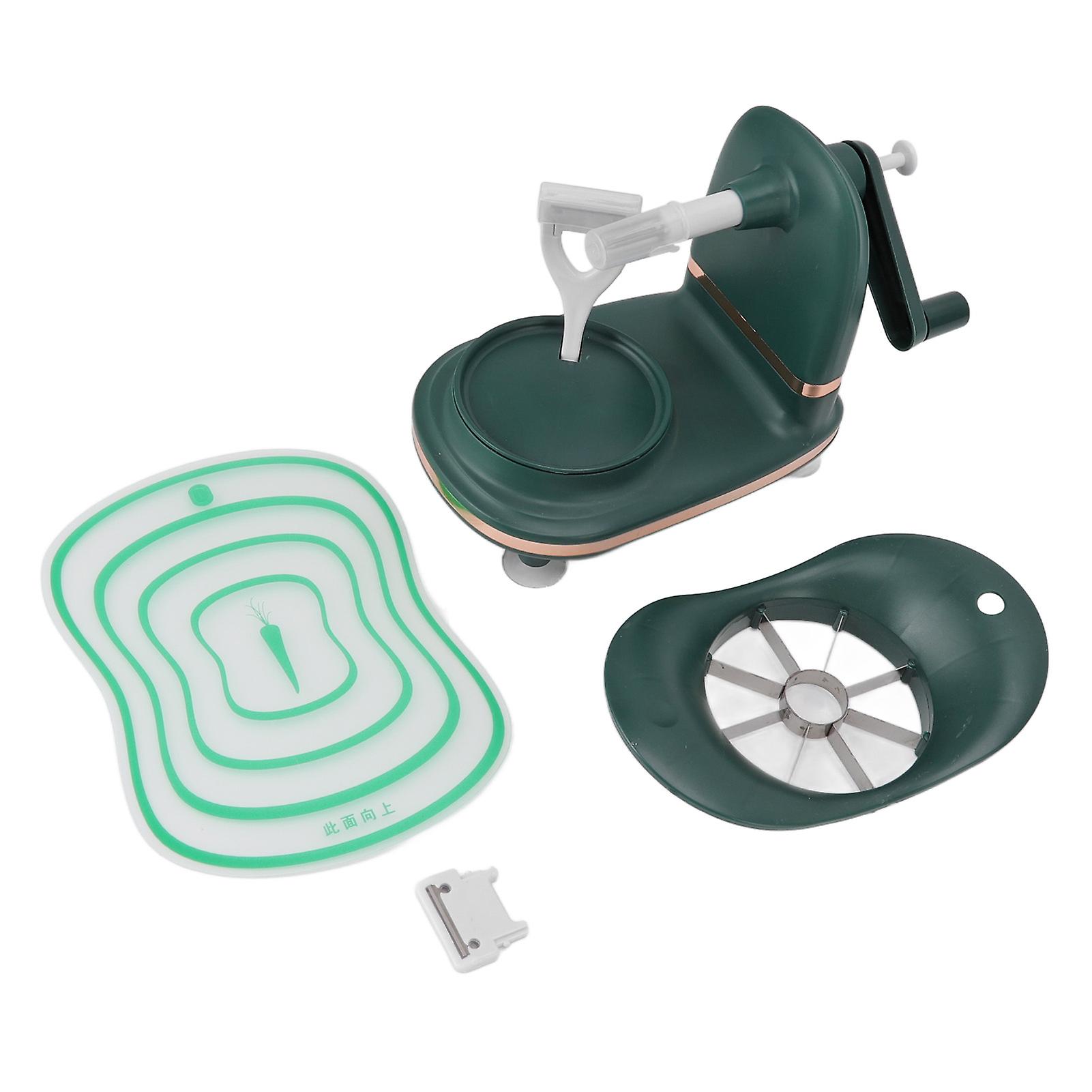 Hand Crank Fruit Peeling Machine Simple Operation Small Manual Fruit Peeler with Suction Cup Base for Home
