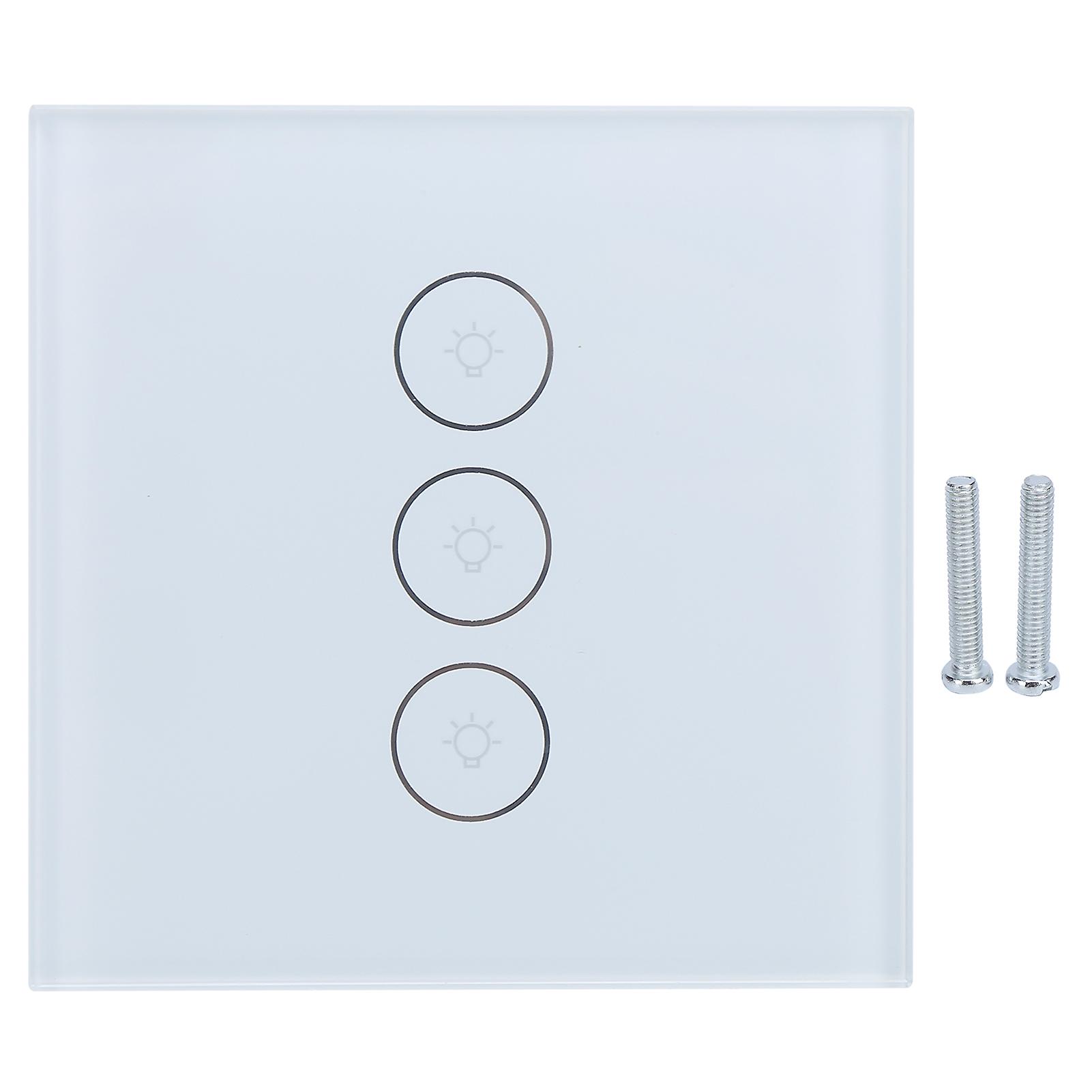 WiFi Smart Wall Touch Light Switch with App and Voice Control for Easy Automation