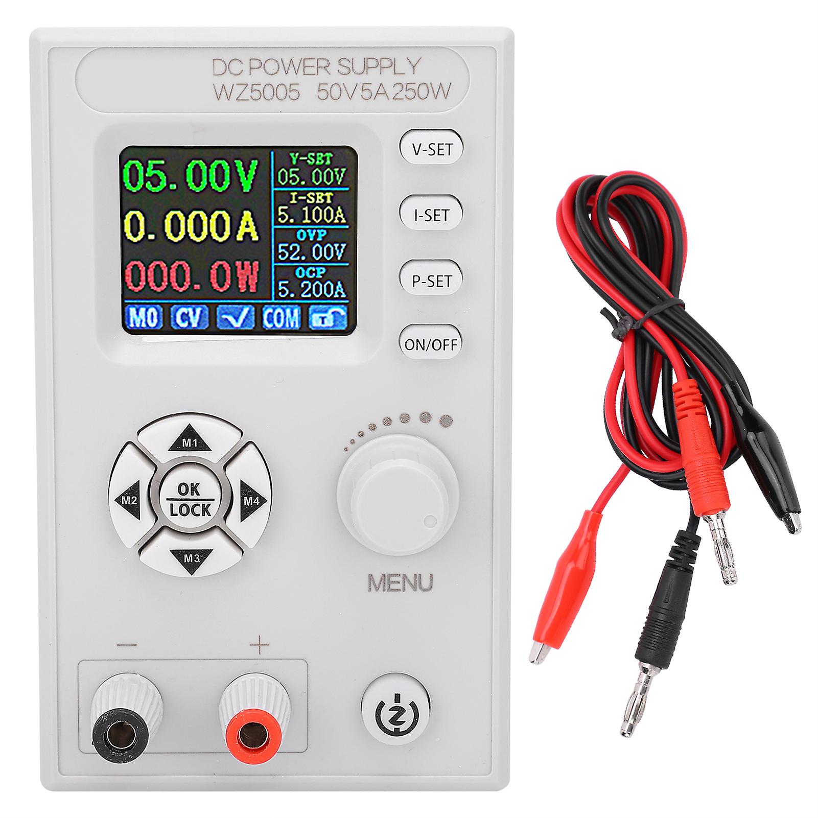DC Regulated Power Supply Adjustable Voltage 6-55V Digital Control with LCD Screen 4-Digit Display WZ5005 Laboratory Test Equipment