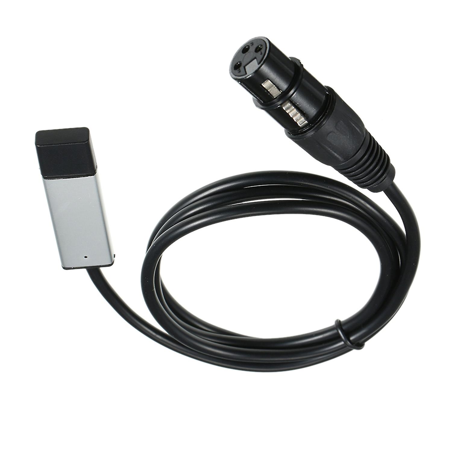 Adaptateur d'interface USB vers DMX LED DMX512 pour ordinateur, contrôleur d'éclairage de scène, variateur