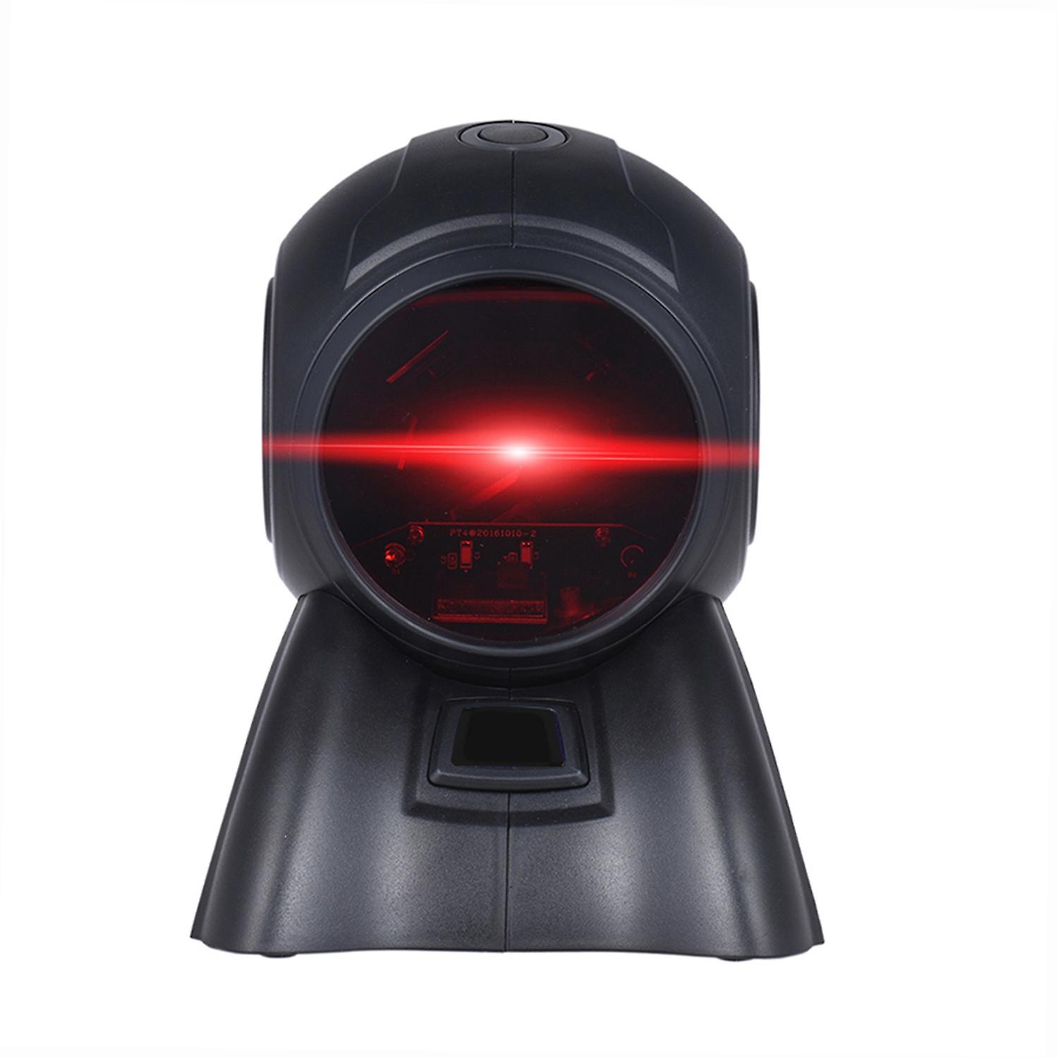 Omni-directional 20 Lines 1D USB Orbit Barcode Scanner Reader Auto Scanning 1800t/s Speed 30° Adjust