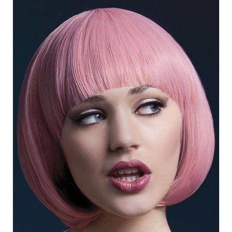 Smiffys Fever Mia Parrucca Adulto Rosa Pastello 42502