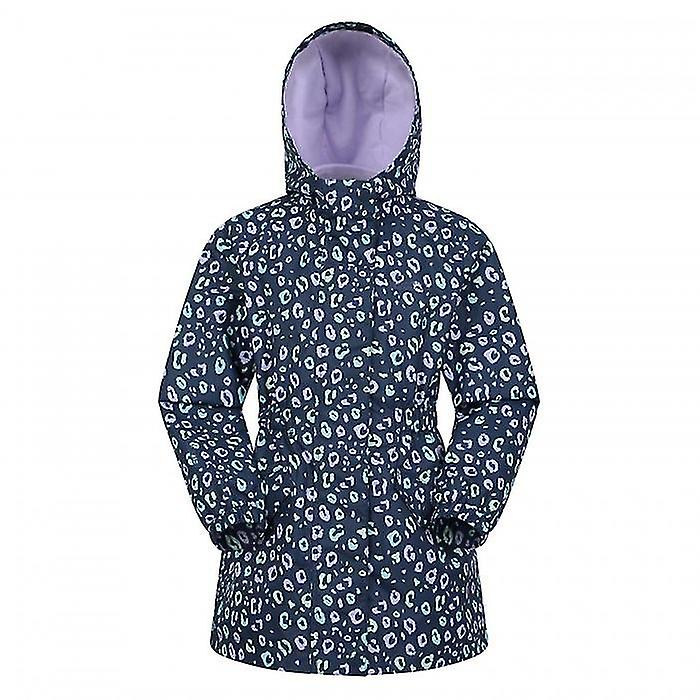 Mountain Warehouse Childrens/Kids Dale Leopard Print Lightweight Waterproof Jacket