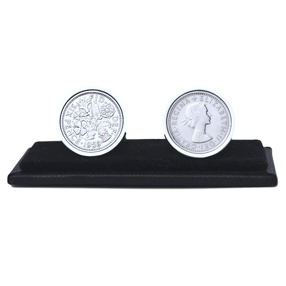 Lucky Sixpence Cufflinks | 1959