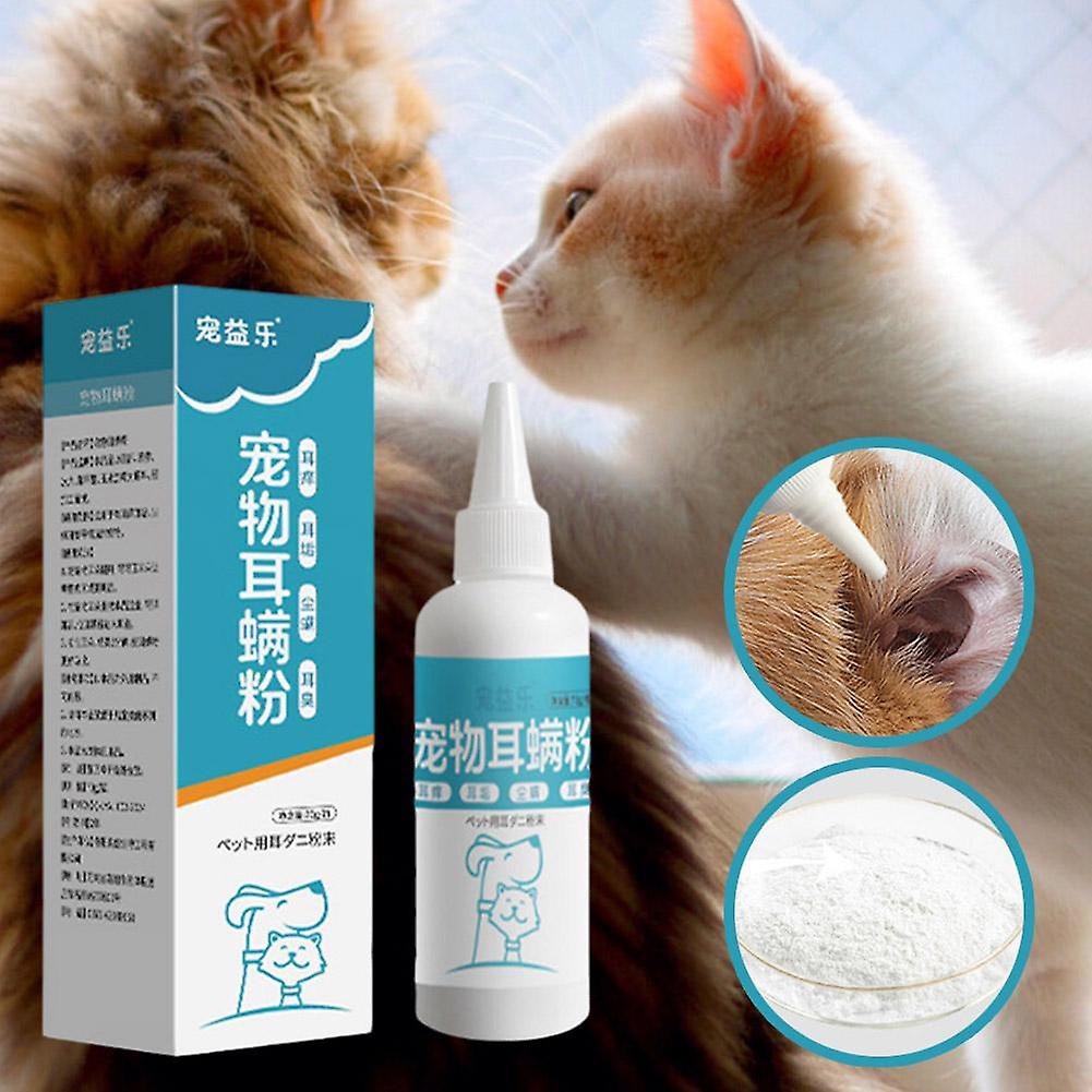 Pet Ear Mite Powder Ear Canal Cleaning