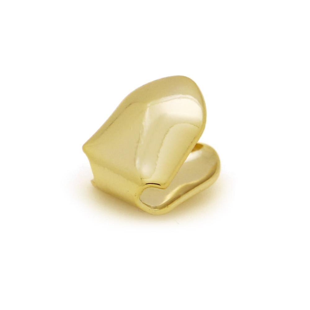 Hip Hop Gold Teeth Grillz Set Top Bottom Tooth, Dental Grills Mouth Punk,
