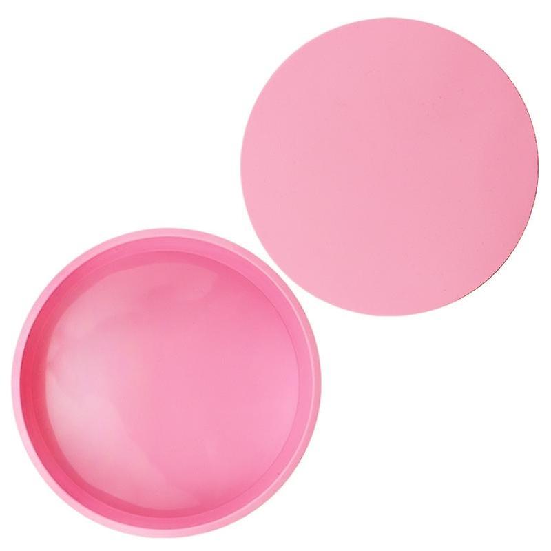 Silicone Cake Molds 6 Inch Pink 4 Pcs (PINK)