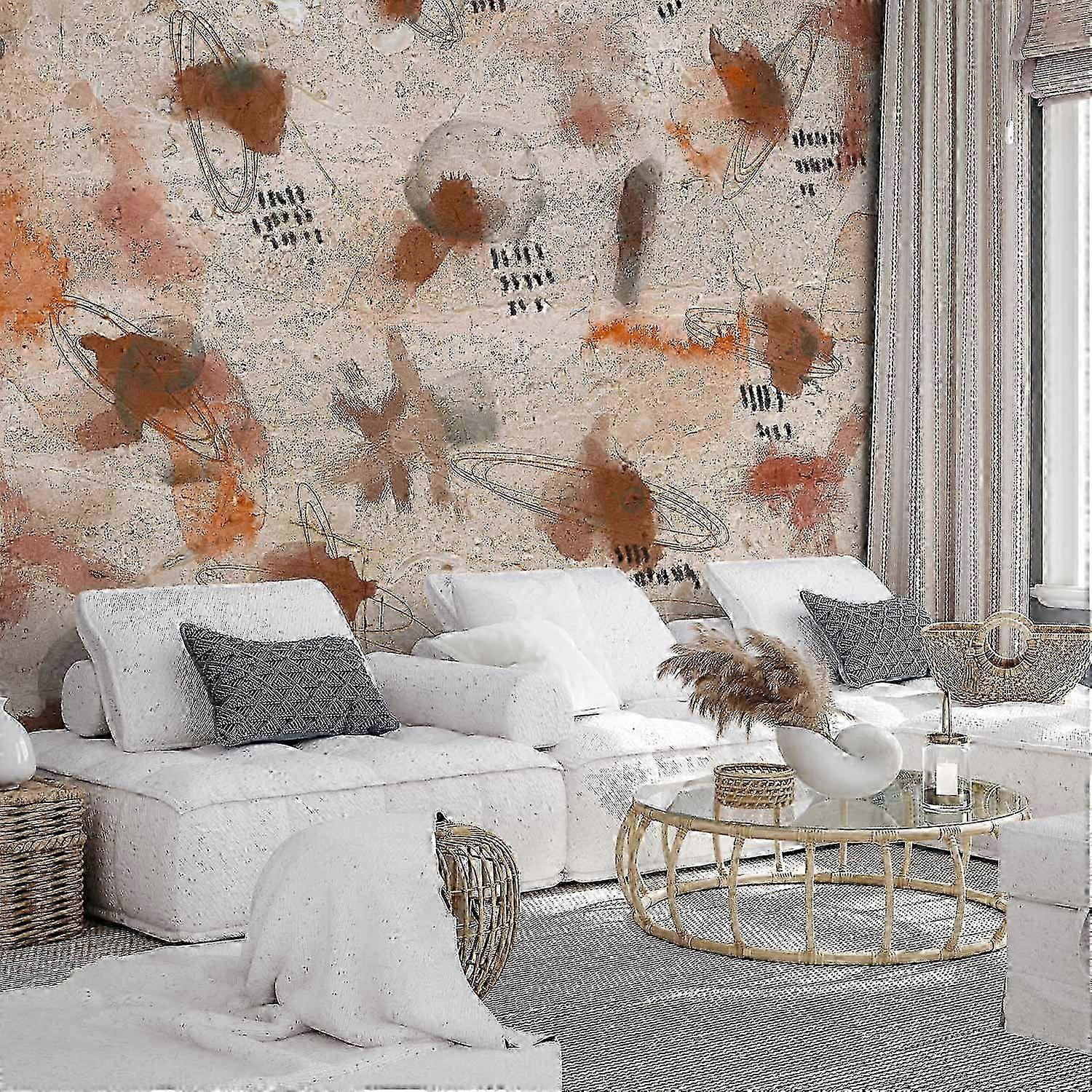 Self-adhesive Wall Mural - Painted on Stone