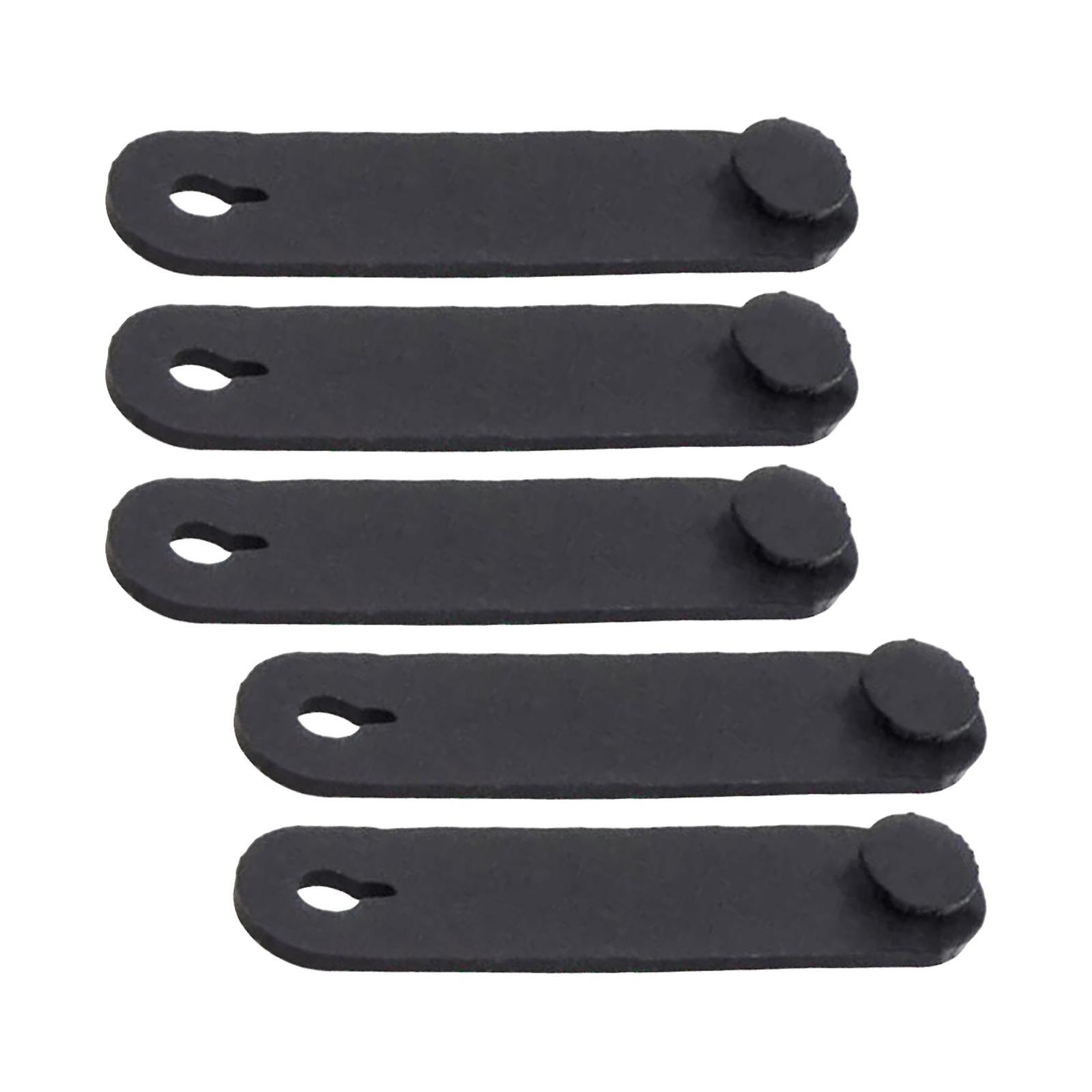 5 Pieces Silicone Cable Straps for Desk Cable Management Frame Securing
