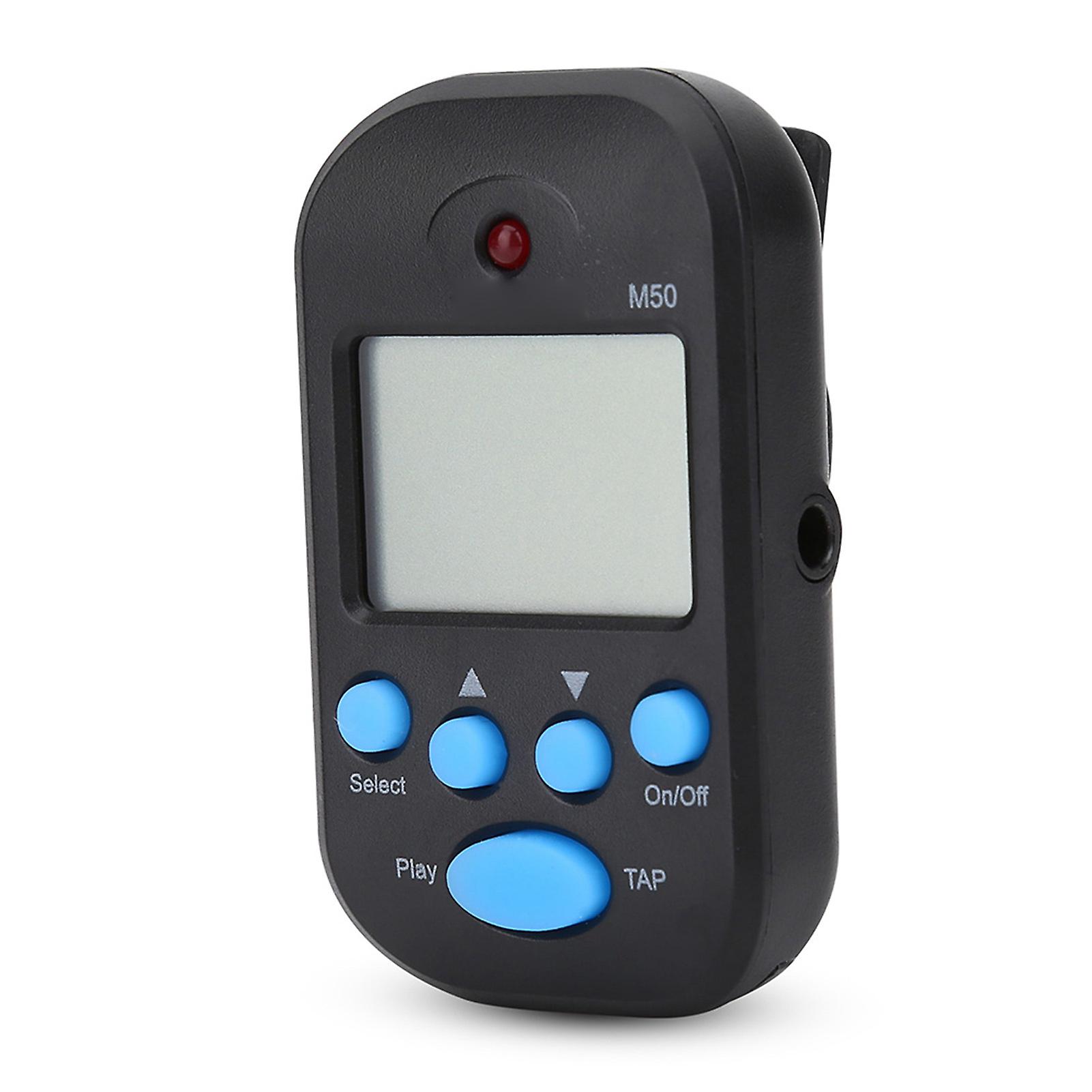 ميني ديجيتال بيت صنبور M50 إيمبو بندول كليب آلات موسيقية (أسود) 