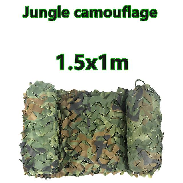 Mj Woodland Reinforced Camouflage Net Military Hunting Jungle For Pergola Gazebo Mesh Hide Garden Shade Outdoor Awning Cover
