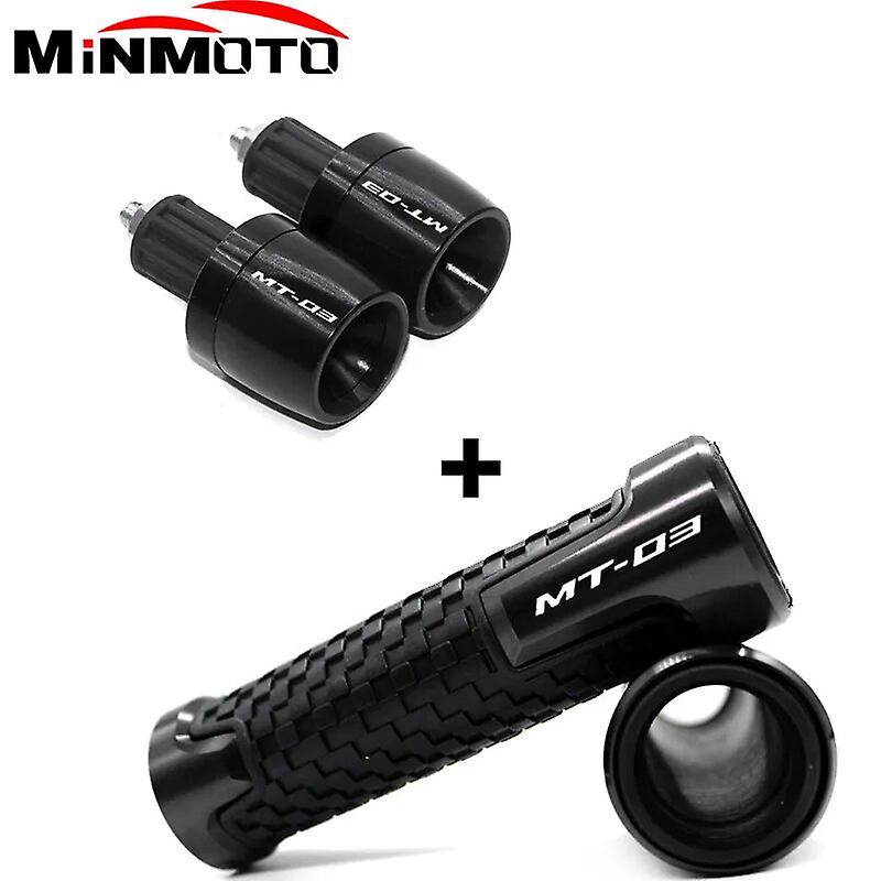 For Yamaha Mt03 Mt 03 Mt-03 Motorcycle Accessories Cnc Aluminium Hand Grips Handle Bar End Cap
