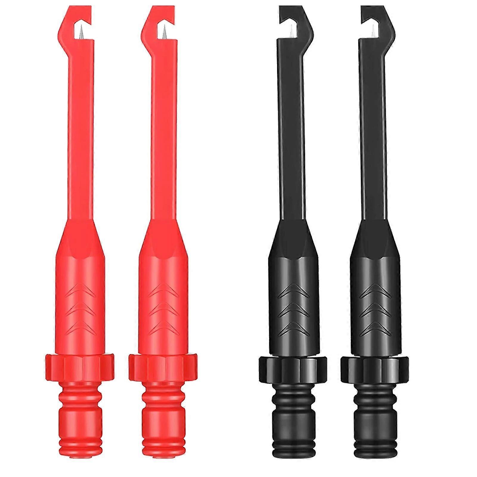 new!2~8 pcs 4mm Banana seat Piercing Test Clip with Heavy~Duty Insulation Piercing Probe Automotive test Clip with back probe ST1M191