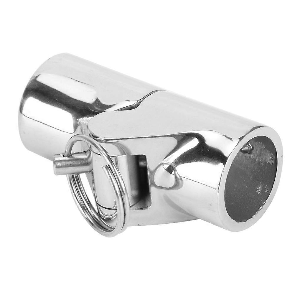 Marine Stainless Steel Folding Swivel Coupling Tube Pipe Connector with Tip Boat Accessories25mm/0.98in NO.78471