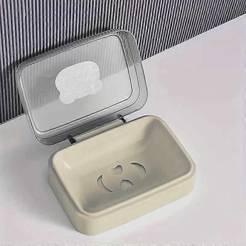 Quirky Soap Box - Hinged Lid, Compact & Portable, Space-Saving Toilet Shelf, Essential Bathroom Accessories - Unique Design, Perfect for Outdoor Trave