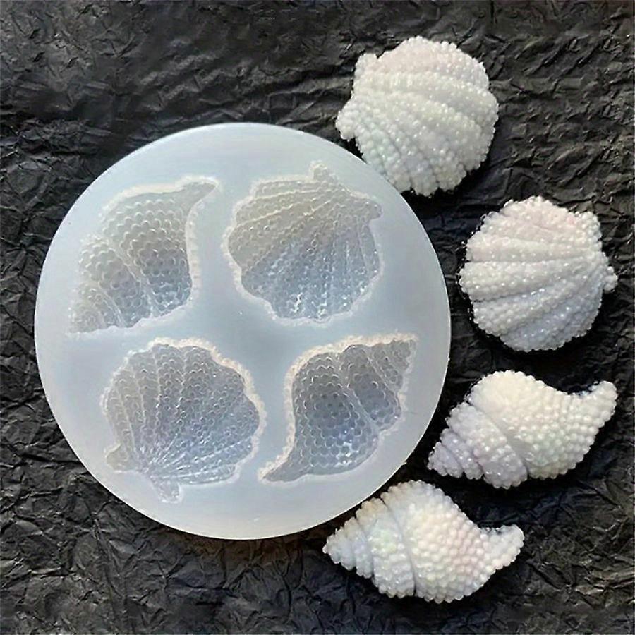 1pc, Ocean Animals Chocolate Mold, 3D Silicone Mold, Sea Shell Conch Candy Mold, Fondant Mold, For DIY Cake Decorating Tool, Baking Tools, Kitchen Gad