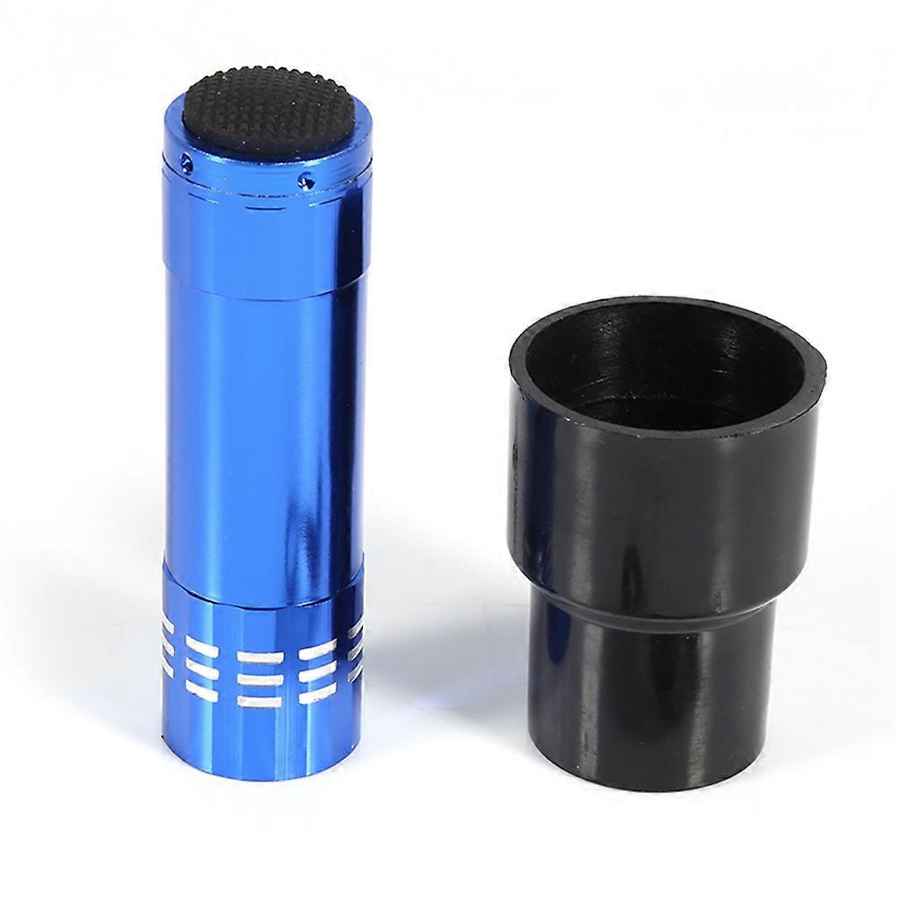 Battery Operated Bright Cool LED Light Poultry Egg Candler Tester Lamp Incubator (Blue)