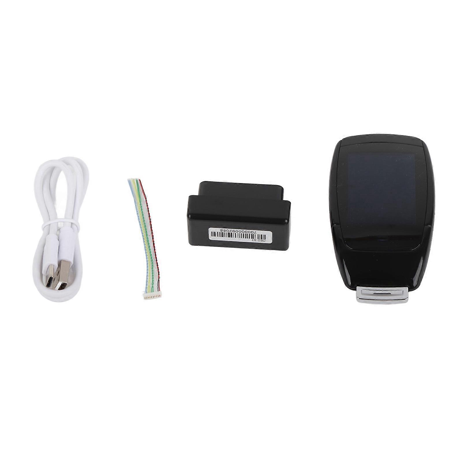 Universal TK900 LCD Touch Screen Smart Key Remote Keyless Entry for Start Stop Engine Button Models Black