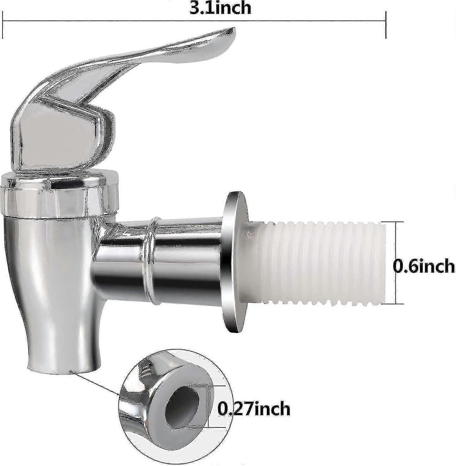 Replacement Spigot For Beverage Dispenser Carafes Push Style Spigots ...