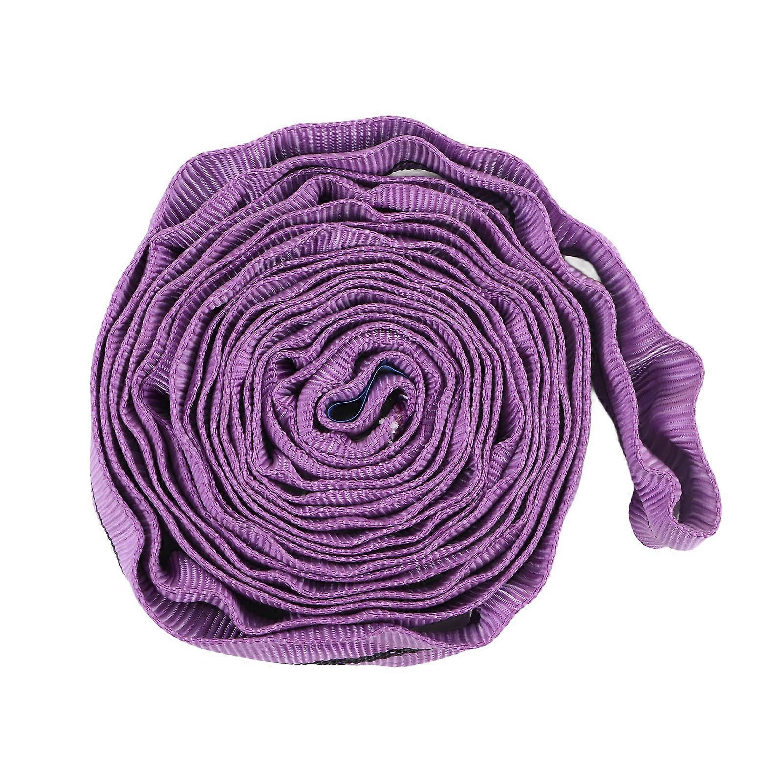 Lifting Sling Hoist Webbing 1t Polyester Rigging Strap Purple For Transportation