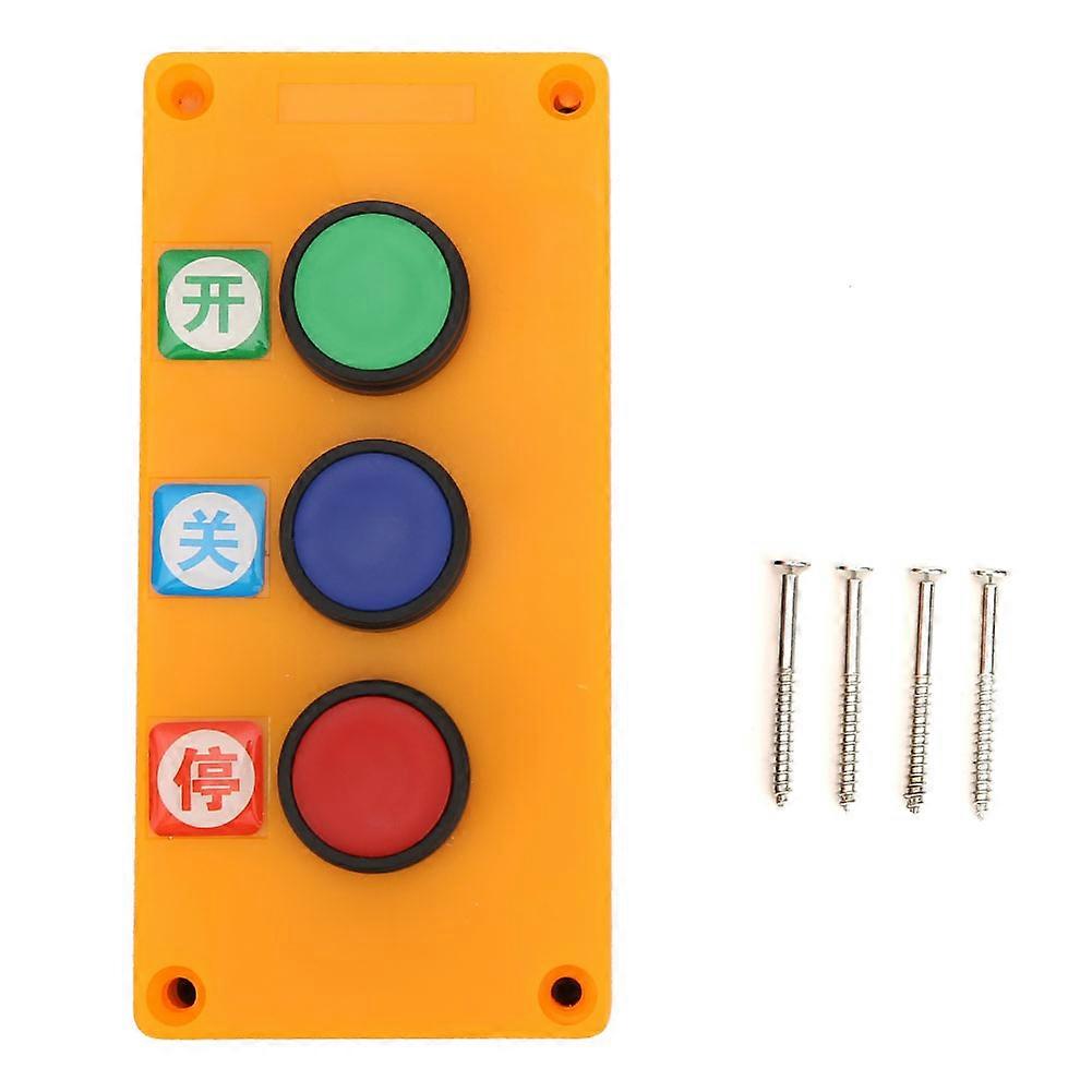 Gate Manual Button Switch Automatic Reset Three Way Switch Industrial Supplies Accessory