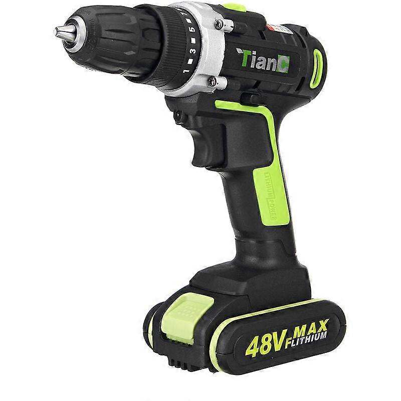 48 V cordless rechargeable drill/driver 2 batteries 1 charger
