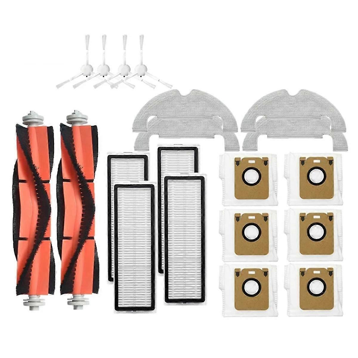 For Bot D10 Plus RLS3D Robot Vacuum Cleaner Hepa Filter Mop Cloth Main Side Brush Dust Bag Replacement Parts