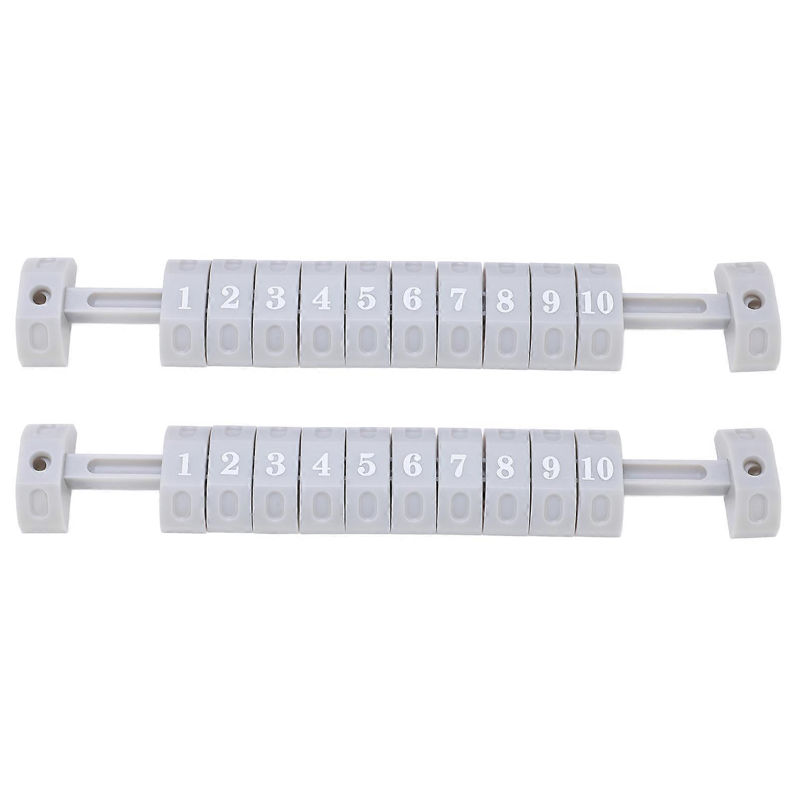 2pcs Table Football Score Counter 10 Numbers Foosball Scoring Units Score Keepers For Standard Foosball Tables