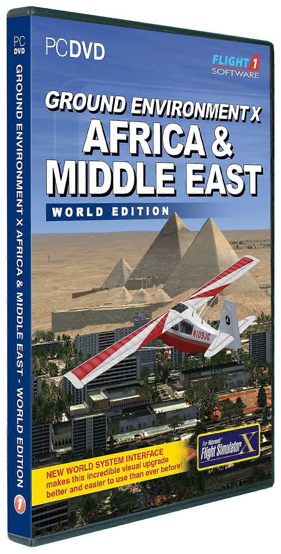 Ground Environment X Africa and Middle East World Edition for FSX (PC CD) - New & Sealed