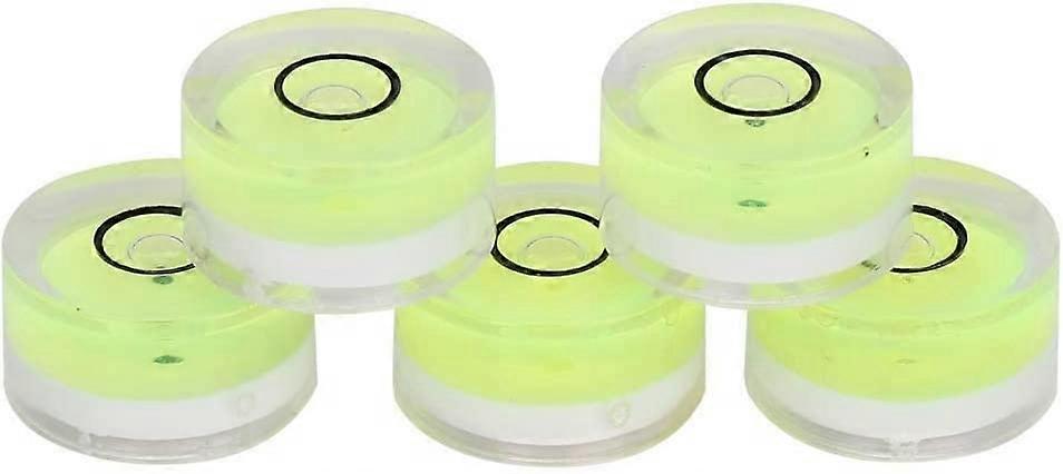 Spirit Level Measuring Tools, 5Pcs 15Mm Diameter Round Mini Bubble Level For Scale