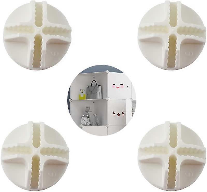 20 Pieces Plastic Wire Cube Connectors Wire Grid Cube Connectors for Modular Closet Storage Organizer