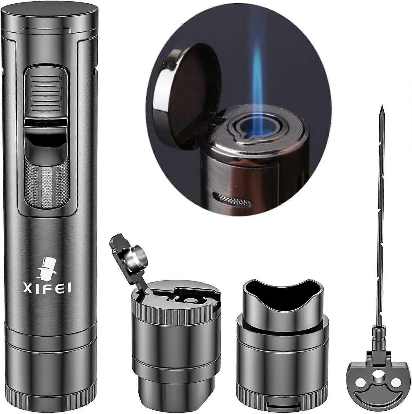 Sigarlighter, Sigarpuncher, Sigartrekkforsterker, Sigarstativ, Alt-i-ett-lighter