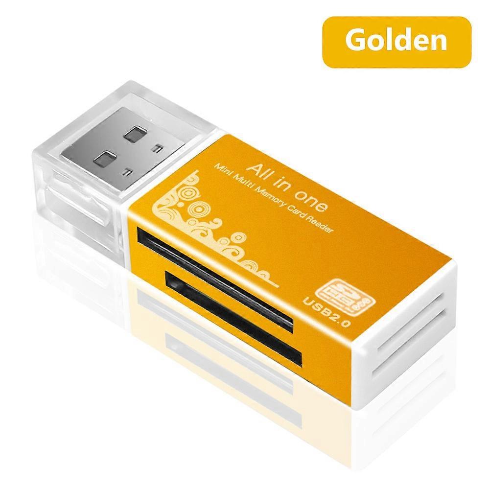 Micro SD card reader adapter 4 in 1, SDHC, MMC, USB, T-Flash memory, M2, MS Duo, USB 2.0, 4 locations