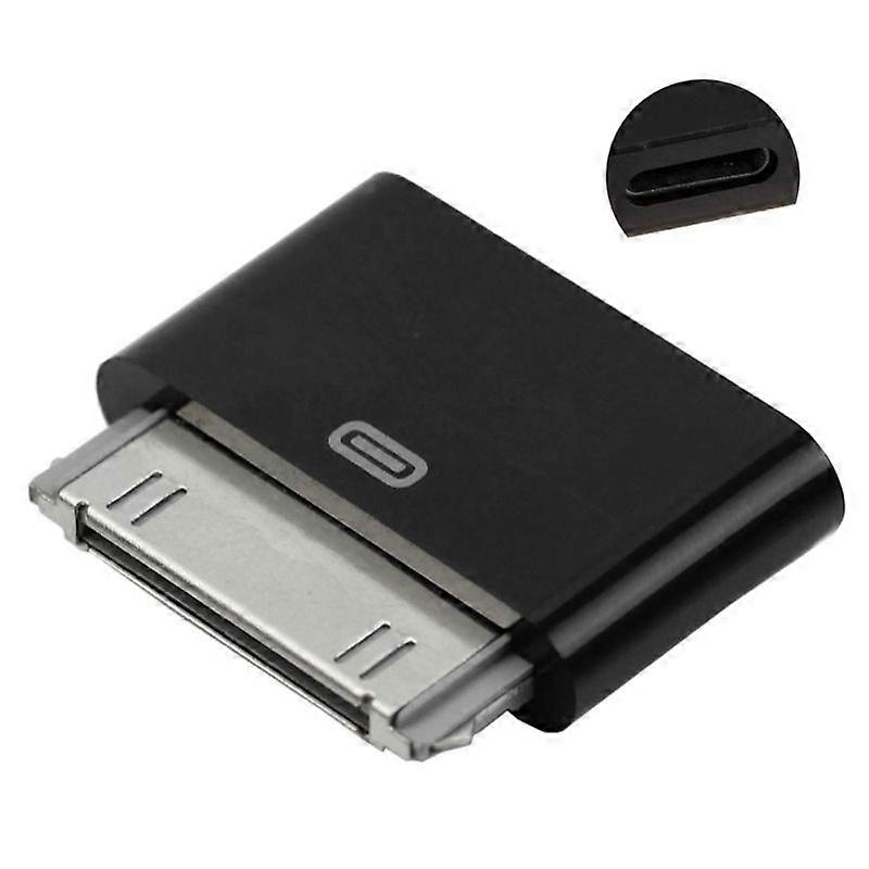 Adapter of high quality white and black, 8 pins Female 30-pin male, converter for iPhone 4 4S iPad2 3 iPad Touch3 4