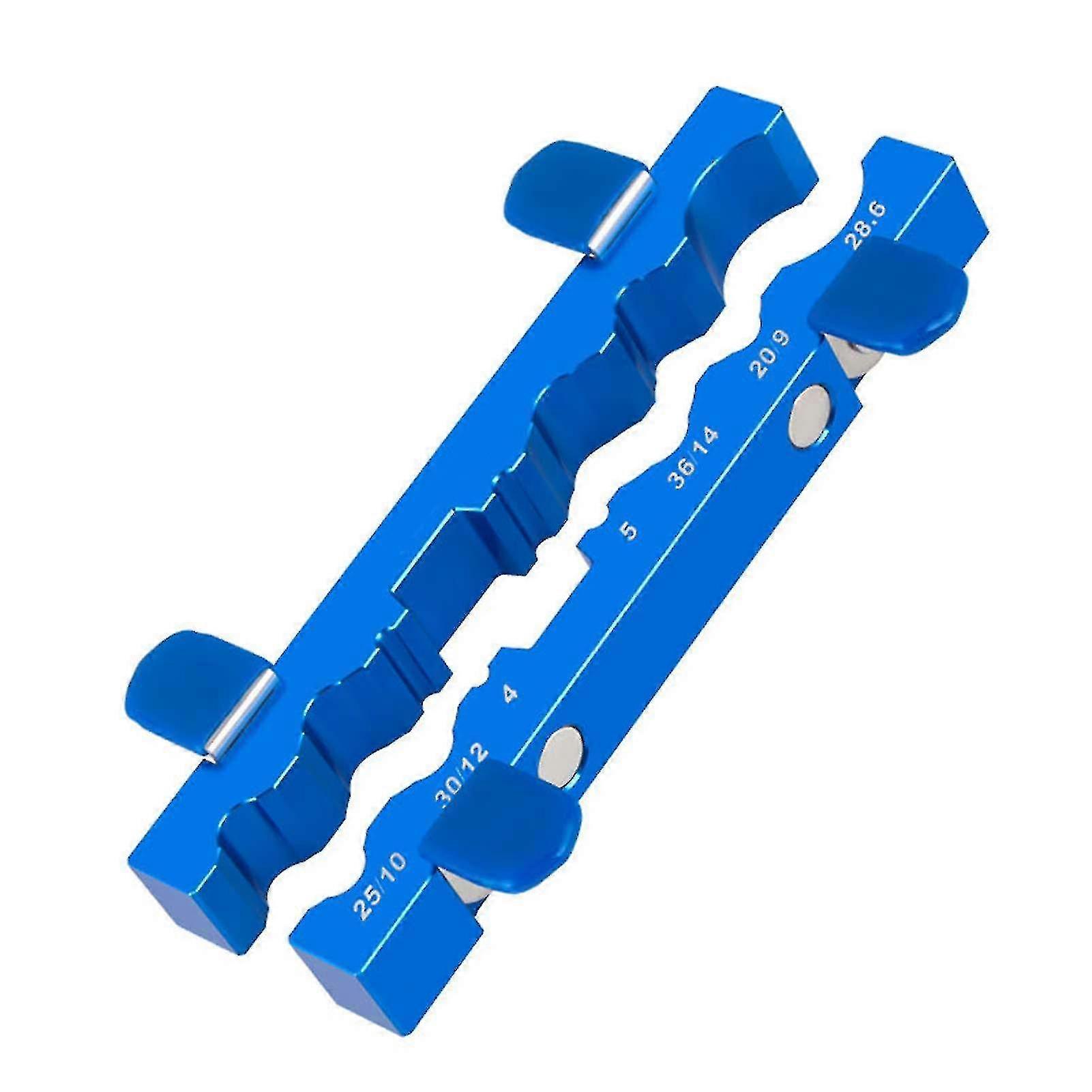 Vise Soft Jaws Non Marring Multi-grooved Magnetic Bench Vice Protectors Set