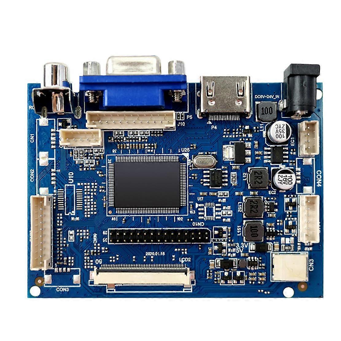 7 Inch 1024 X 600 LCD Screen Display Driver Board W/Driver Board Monitor for Support AV Reversing P