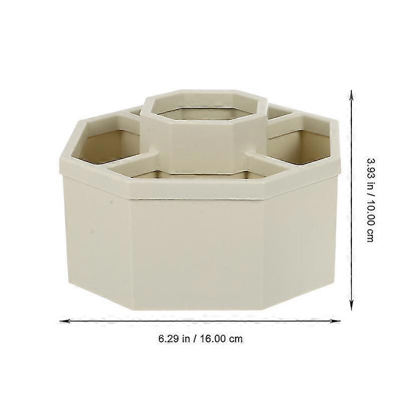 2pcs rotatable stationery case creative pen holder modern desktop storage box