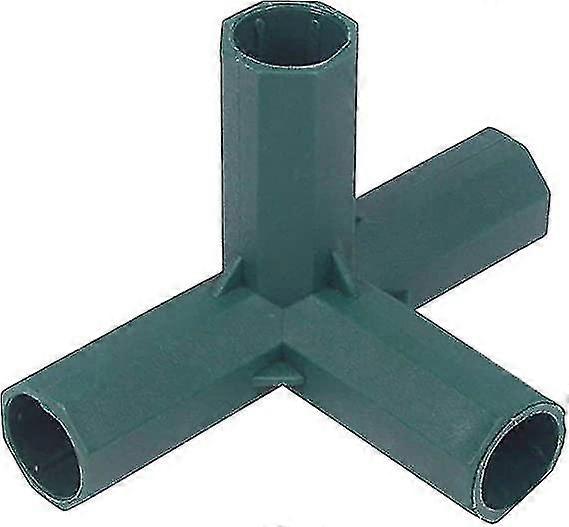 10pcs 3 Way 11mm Elbow Pvc Pipe Fitting Build Heavy Duty Greenhouse Frame Furniture Connectors Tent Connection