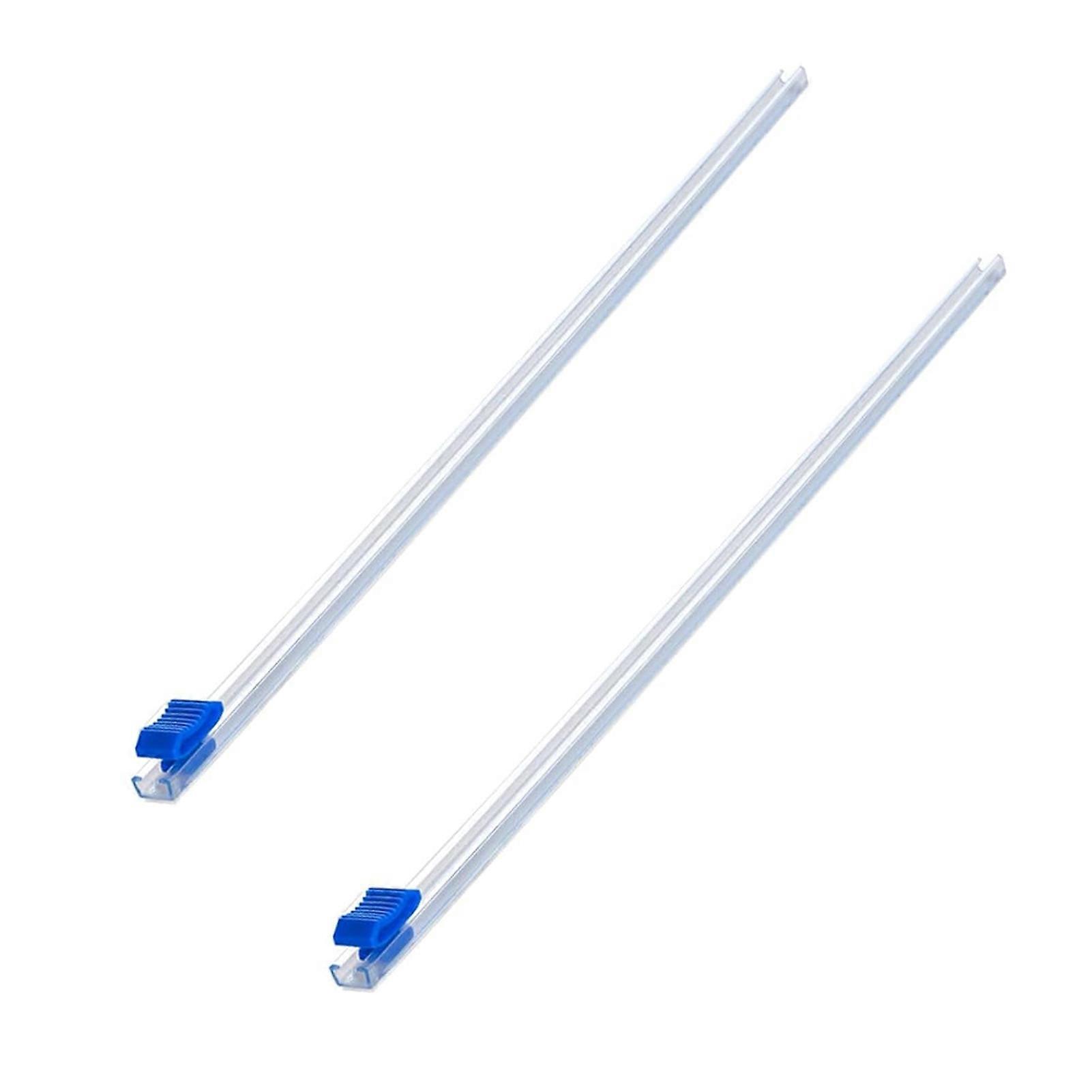 2/4/6Pcs Plastic Wrap Slide Cutter Two-way Food Wrap Roll Cutting Tools 13-Inch Foil Wax Paper Barbecue Baking Paper Parchment Paper Sliding Cutter