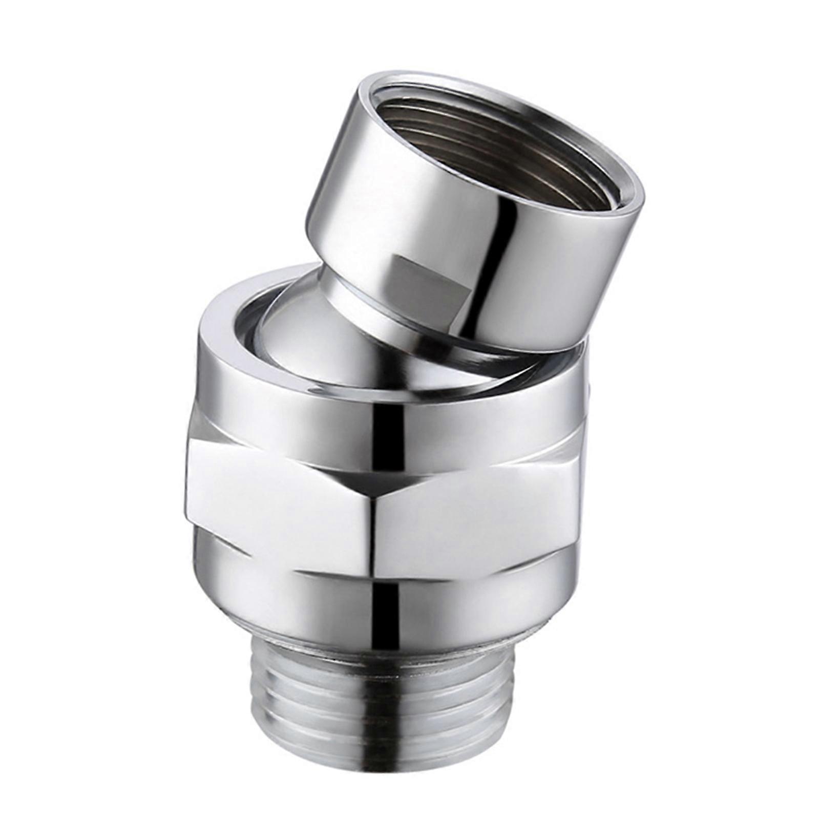 Ball Joint Hardware Adjustable Angle Easy Install Swivel Adapter Shower Head Connector Rustproof Universal Large Water Flow