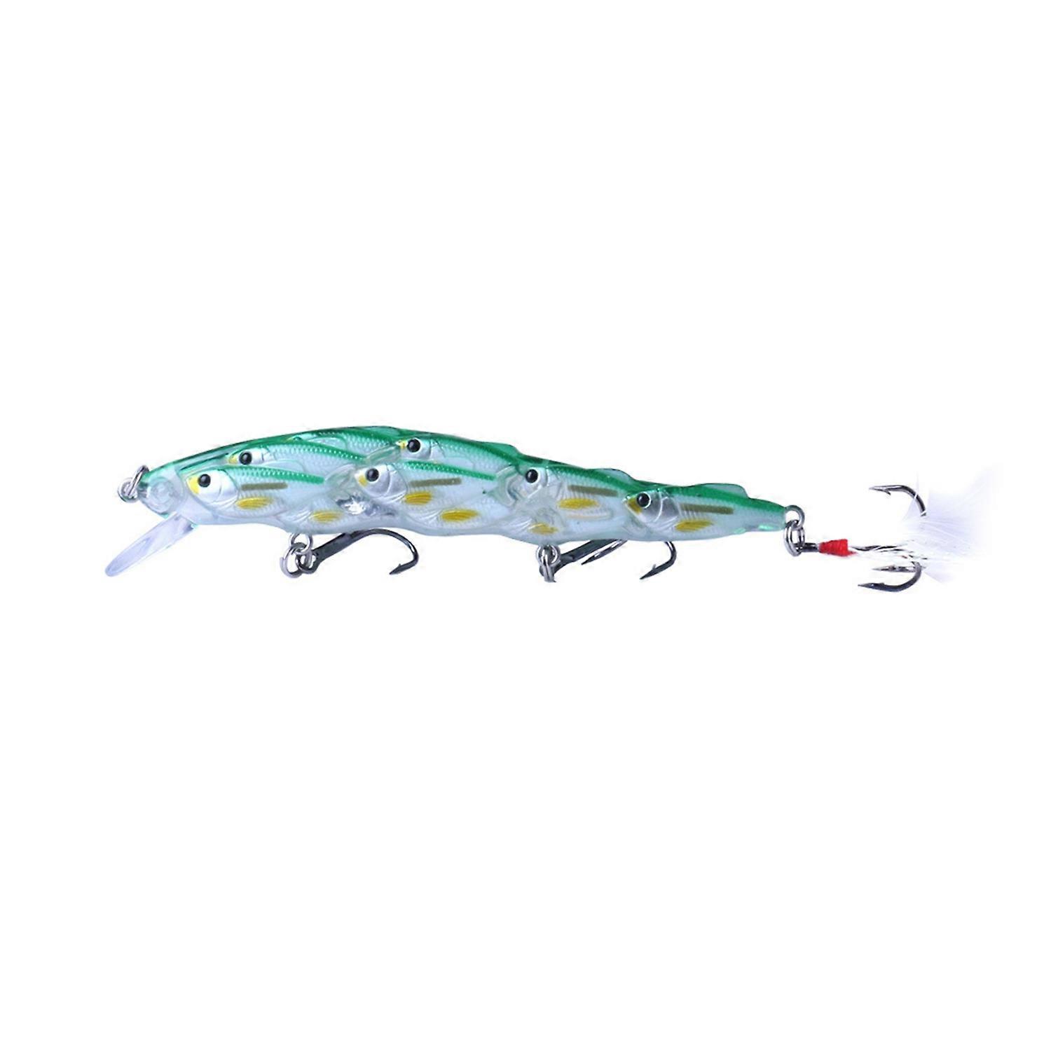 11.5CM/15.7G Fishing Lure with Sharp Barb Hook Realistic 3D Eyes Artificial Multi-fish Hard Bait