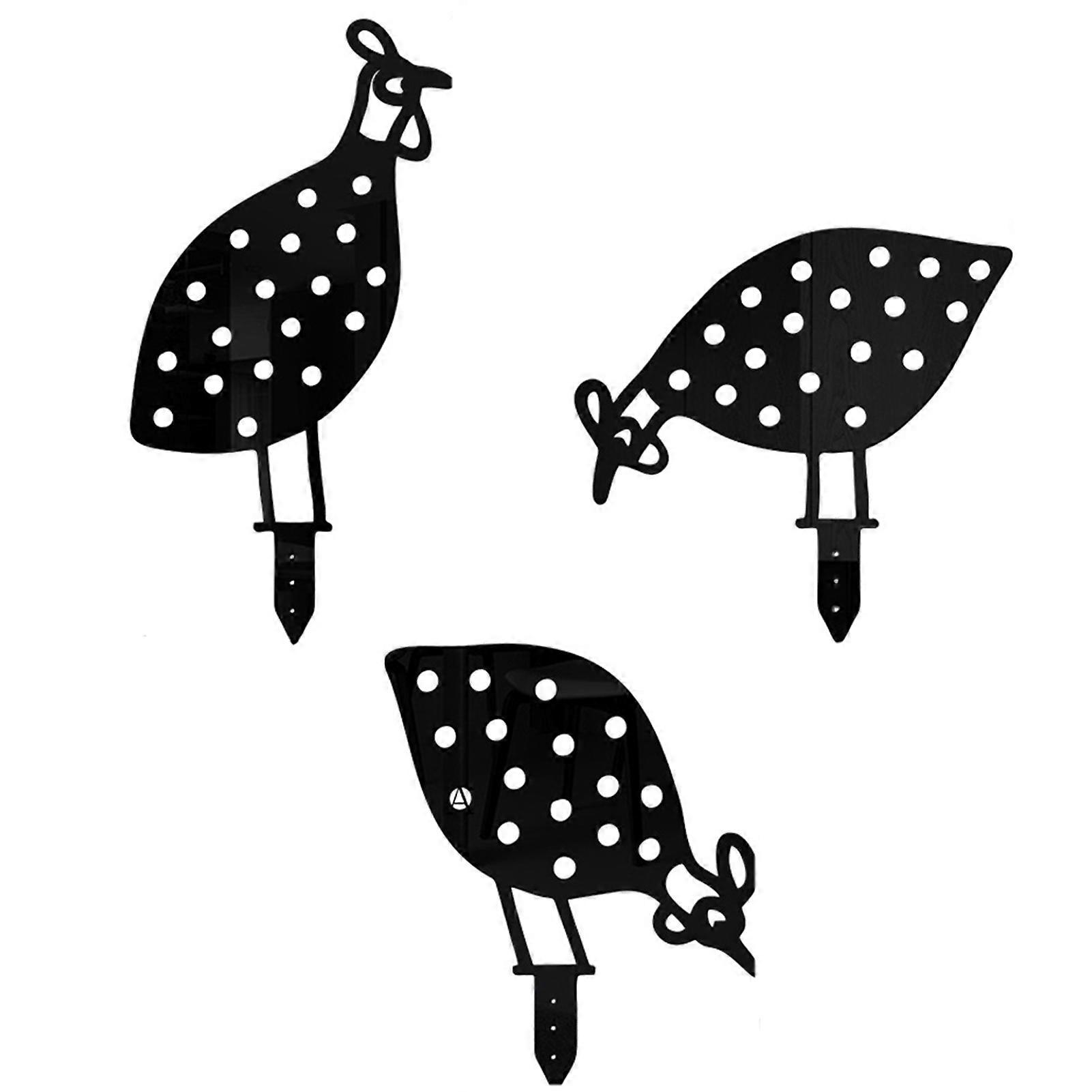 Chicken Shaped Yard Ground Plug Garden Stakes Decorative Family Lawn Sign