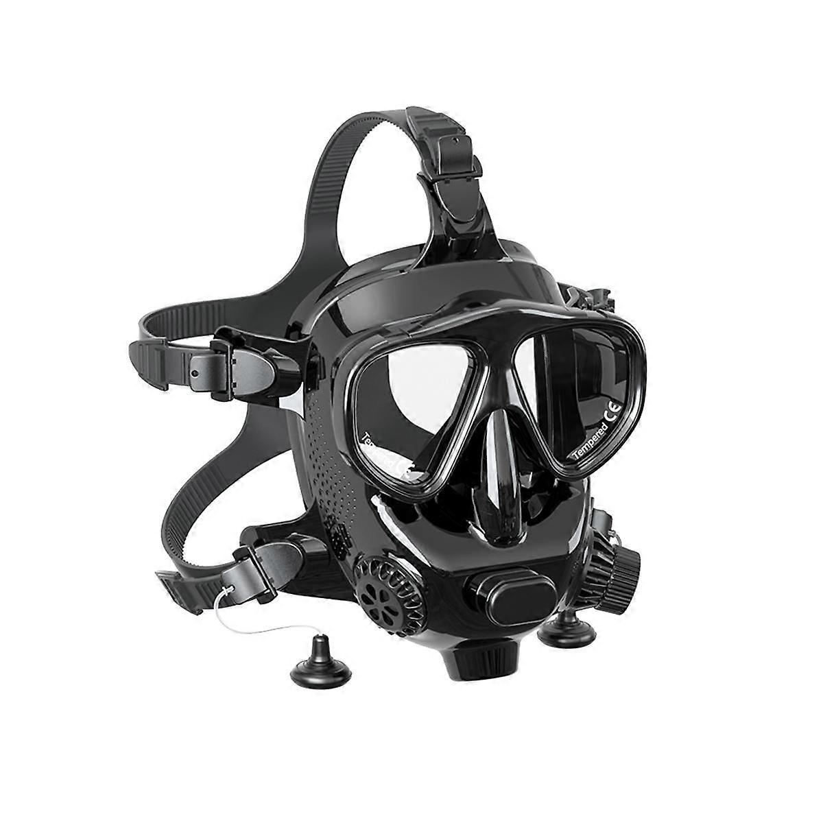 قناع الغوص الغطس كامل الوجه معدات الغوص الغطس أقنعة السباحة اسطوانة الأكسجين مجموعة الغطس