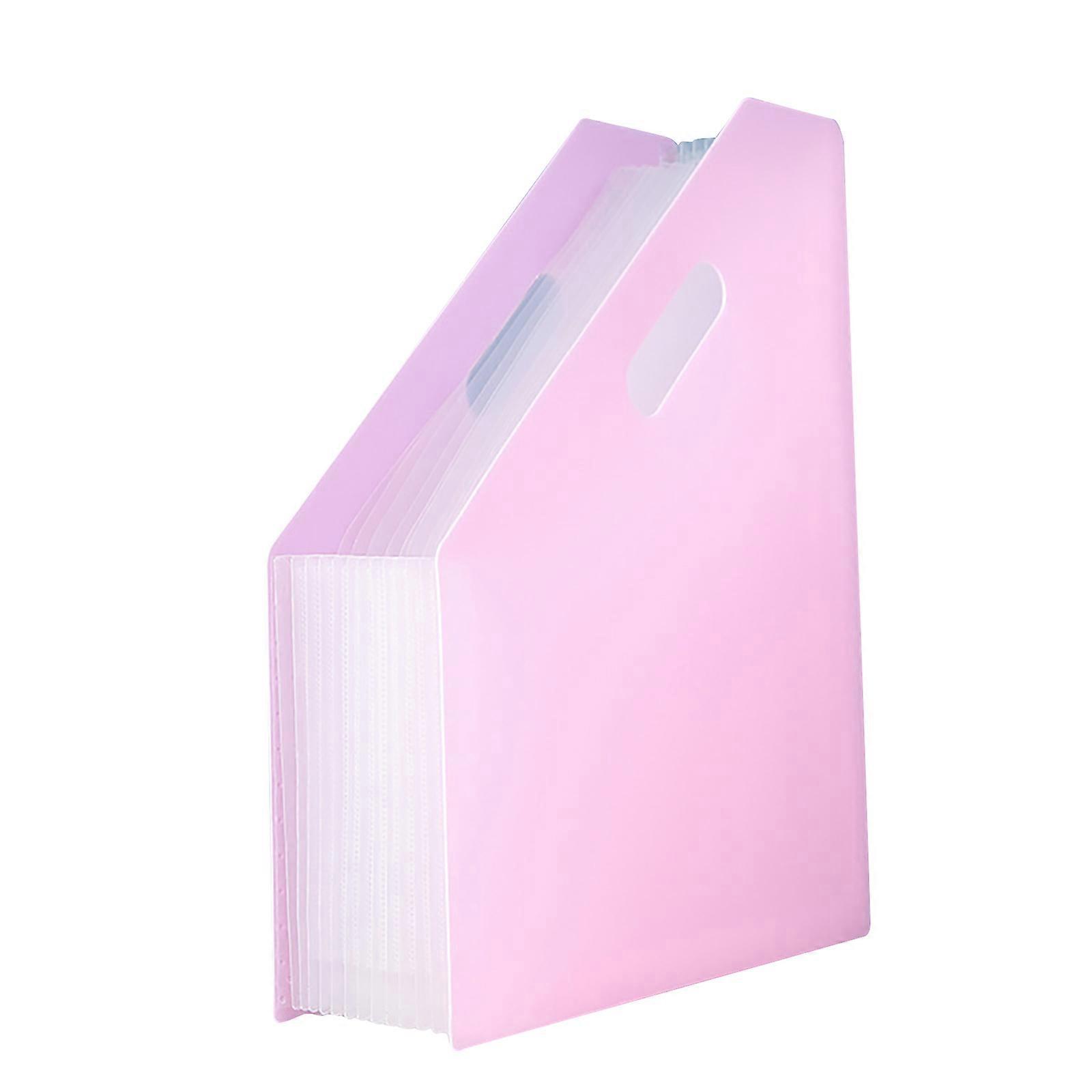 Desktop Expanding File Holder Portable File Folder with 13 Pockets for Home Office School Travel