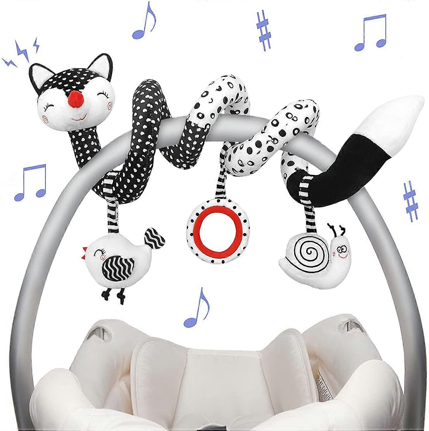 Poussette Jouets Pendu Berceau Jouets Bébé Spirale Peluche Poupée Siège d’Auto Berceau Jouet Pour No