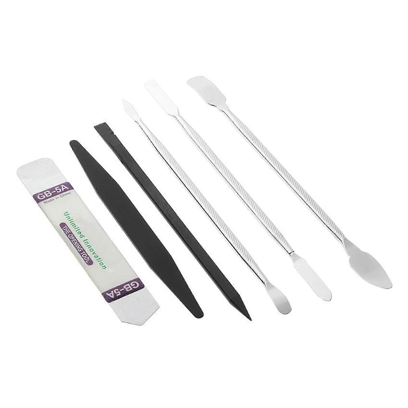 6Pcs/set Universal Cell Phone Repair Opening Tool Metal Spudger Kit